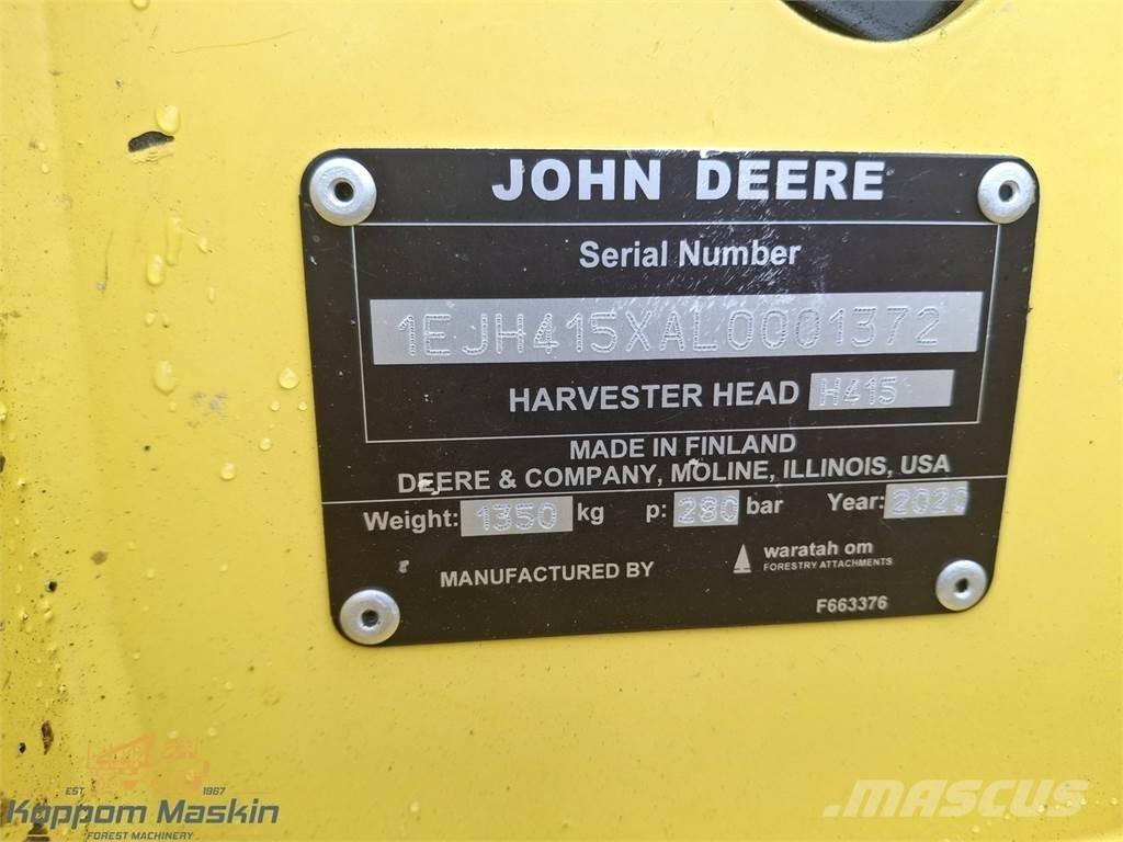 John Deere H415hd ハーベスタヘッド