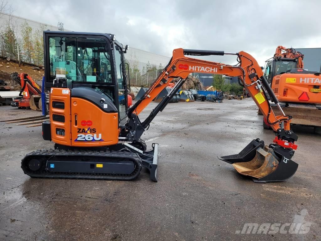 Hitachi ZX 26 U-6 ミニ油圧ショベル 7t以下（ミニユンボ・ミニディガー）