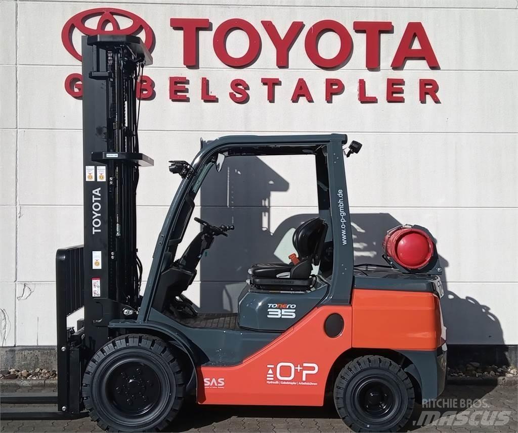 Toyota 02-8FGJF35 LPGフォークリフト