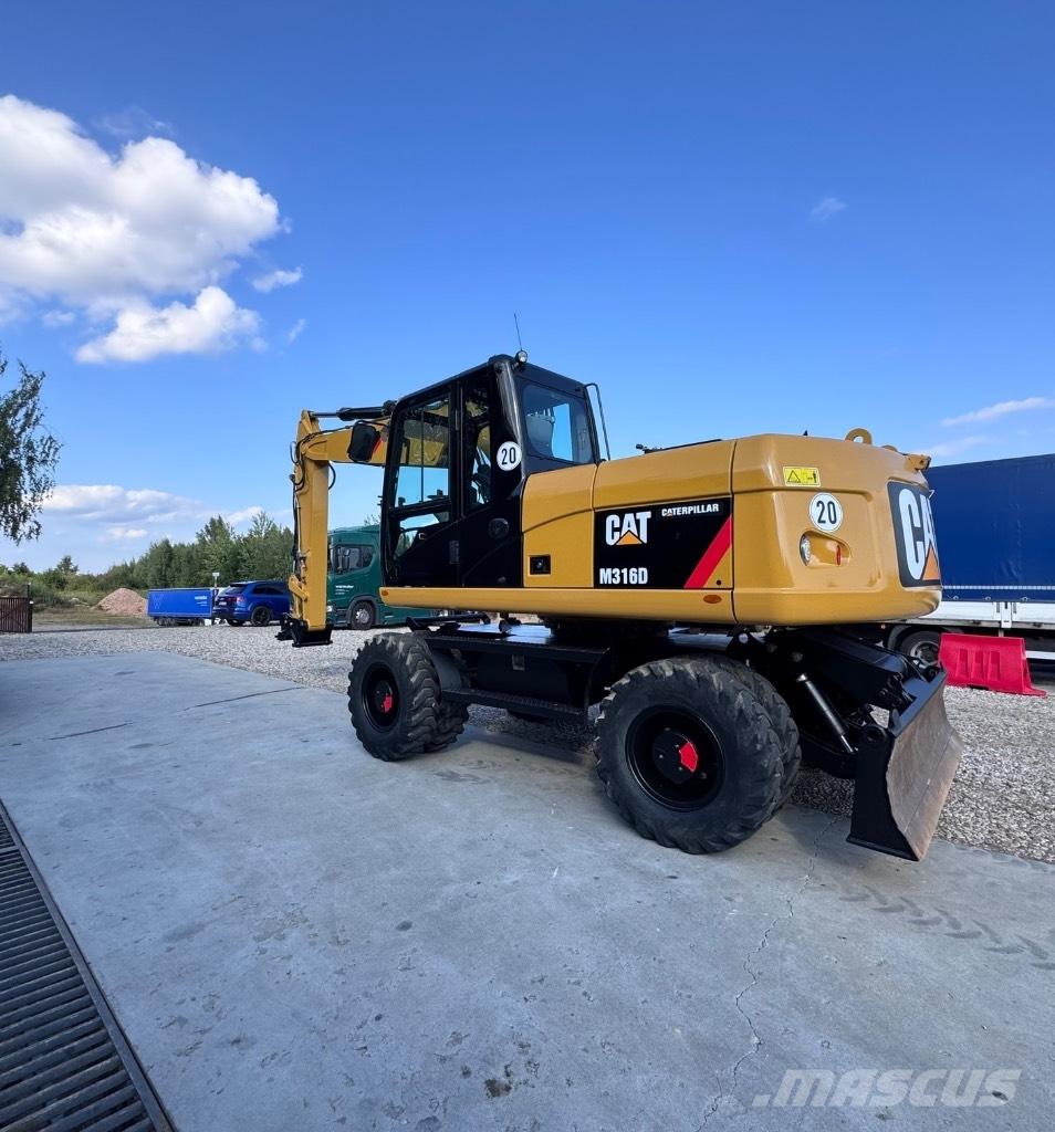 CAT 316 D ホイール式油圧ショベル（パワーショベル・ユンボ・バックホー）