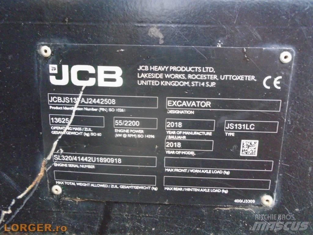 JCB JS 131 LC 大型油圧ショベル12t以上（パワーショベル・ユンボ）