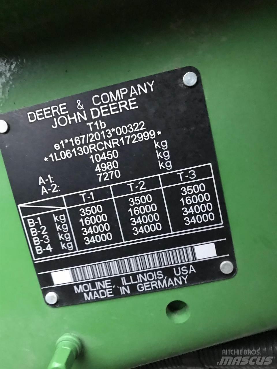 John Deere 6R 130 トラクター