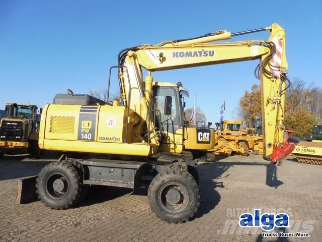 Komatsu PW 140-7 ホイール式油圧ショベル（パワーショベル・ユンボ・バックホー）