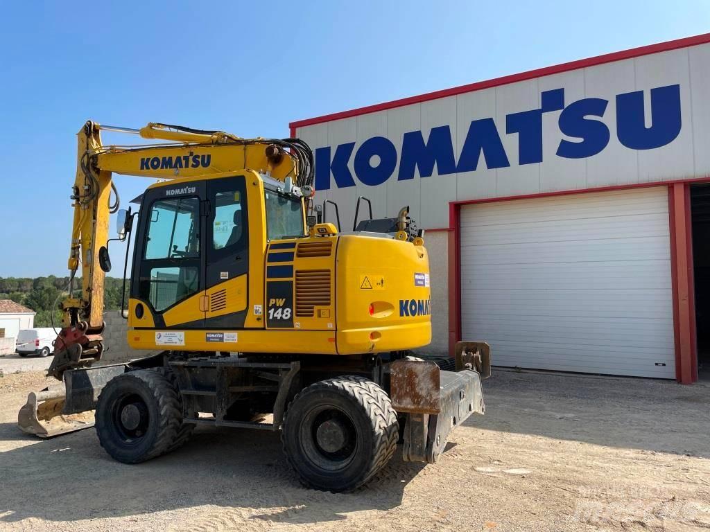 Komatsu PW148-11 ホイール式油圧ショベル（パワーショベル・ユンボ・バックホー）