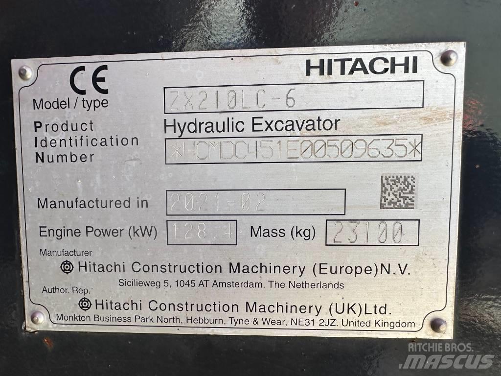 Hitachi ZX 210 LC-6 大型油圧ショベル12t以上（パワーショベル・ユンボ）