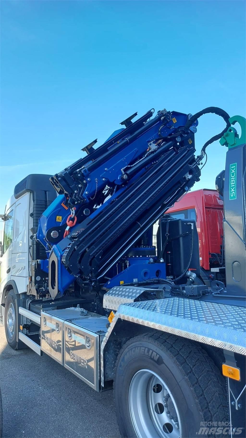 Volvo FM 500 8X4 クレーントラック、ユニック車