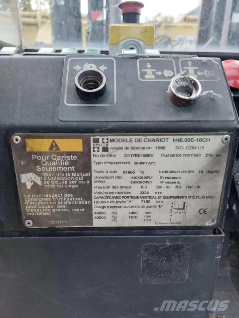 Hyster 48.00 E 16-CH コンテナハンドラー