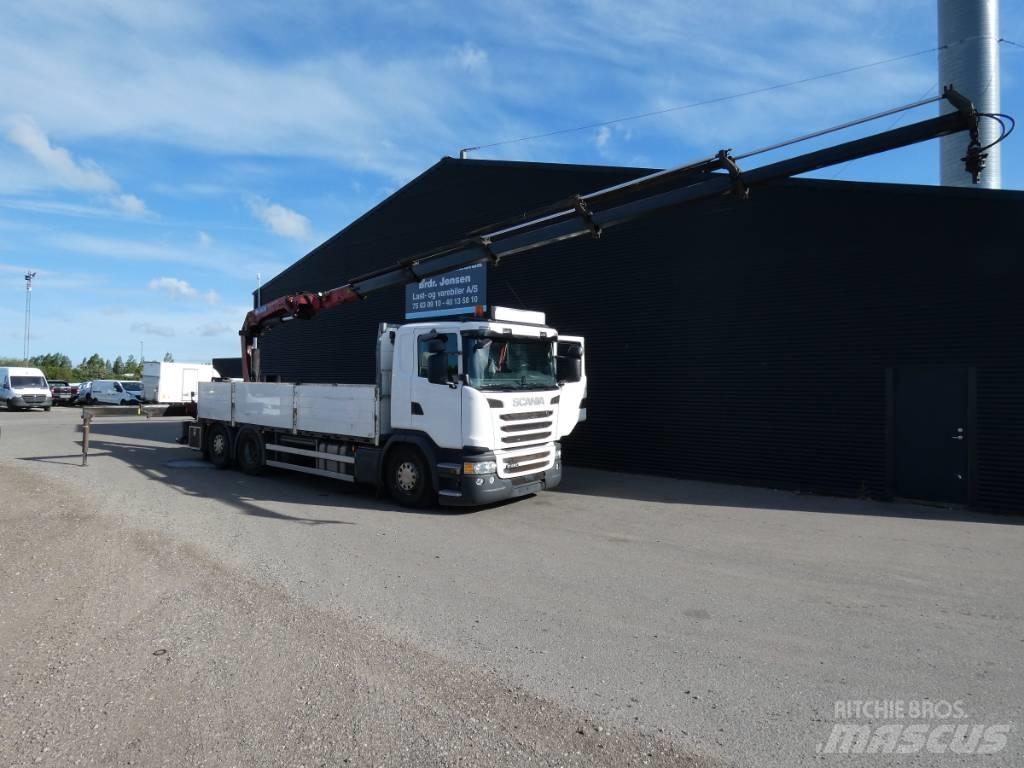 Scania G 450 クレーントラック、ユニック車