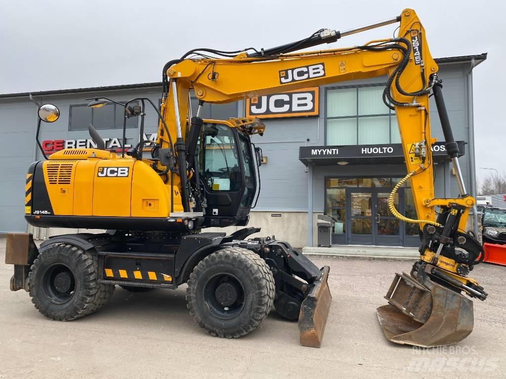 JCB JS145W TAB T4F ホイール式油圧ショベル（パワーショベル・ユンボ・バックホー）