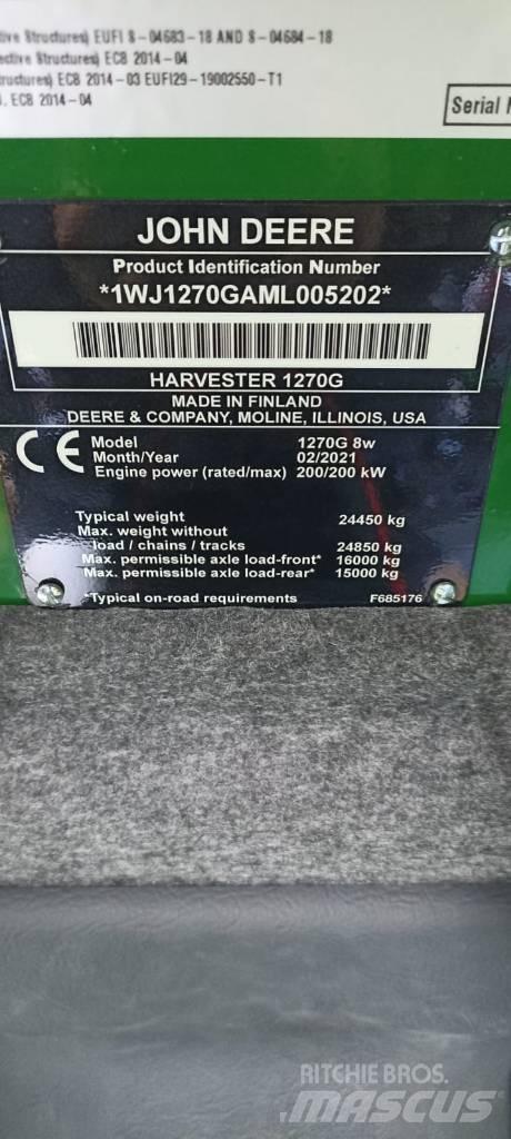 John Deere 1270 G ハーベスター
