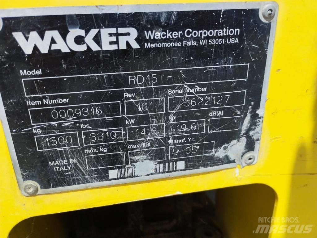 Wacker Neuson RD 15 タンデムローラ