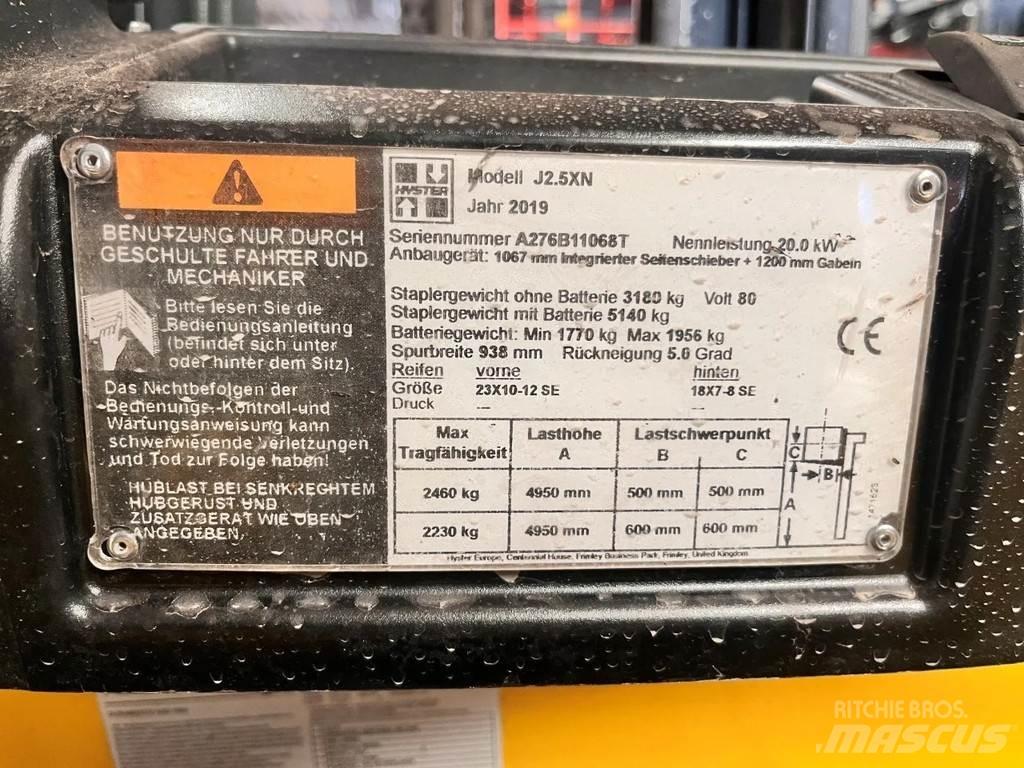 Hyster J2.5XN バッテリーフォークリフト