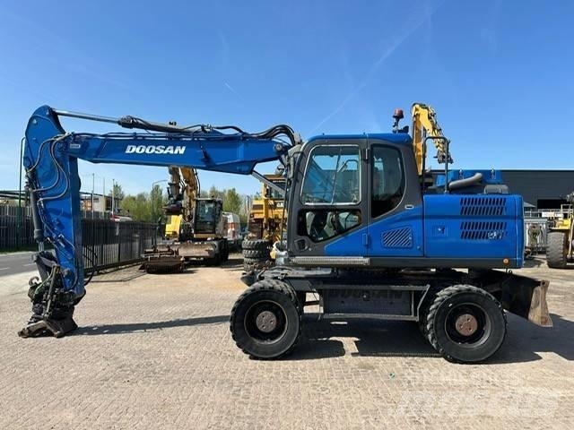 Doosan DX 170 W ホイール式油圧ショベル（パワーショベル・ユンボ・バックホー）