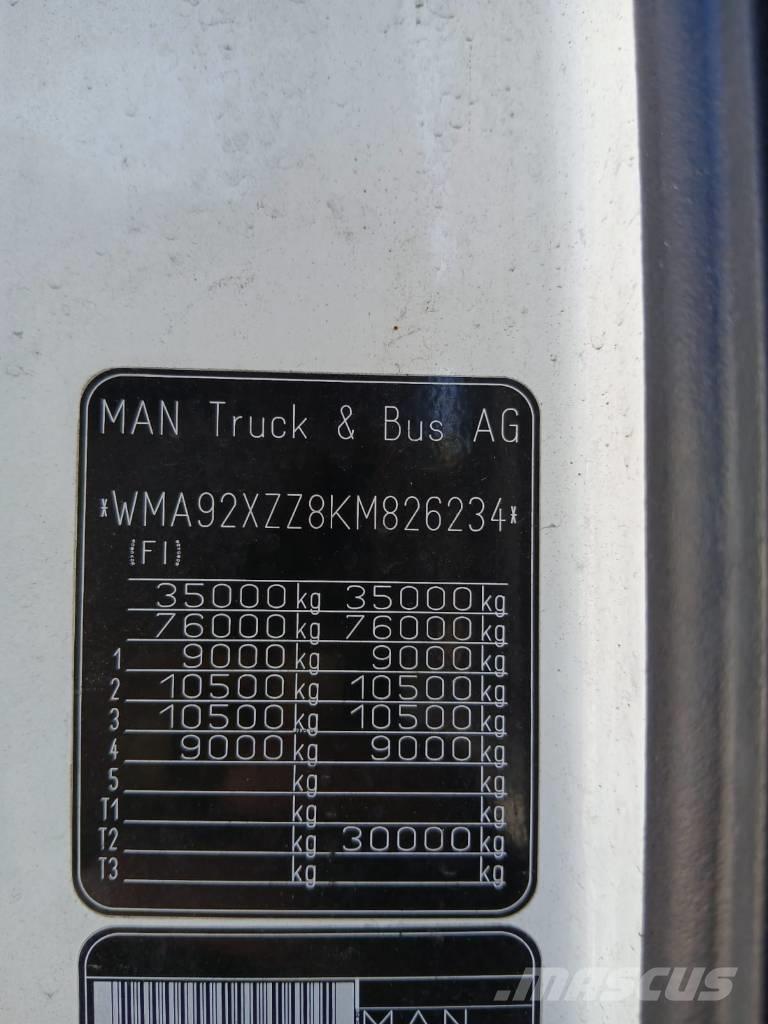 MAN TGX 35.580 車両運搬車、キャリアカー