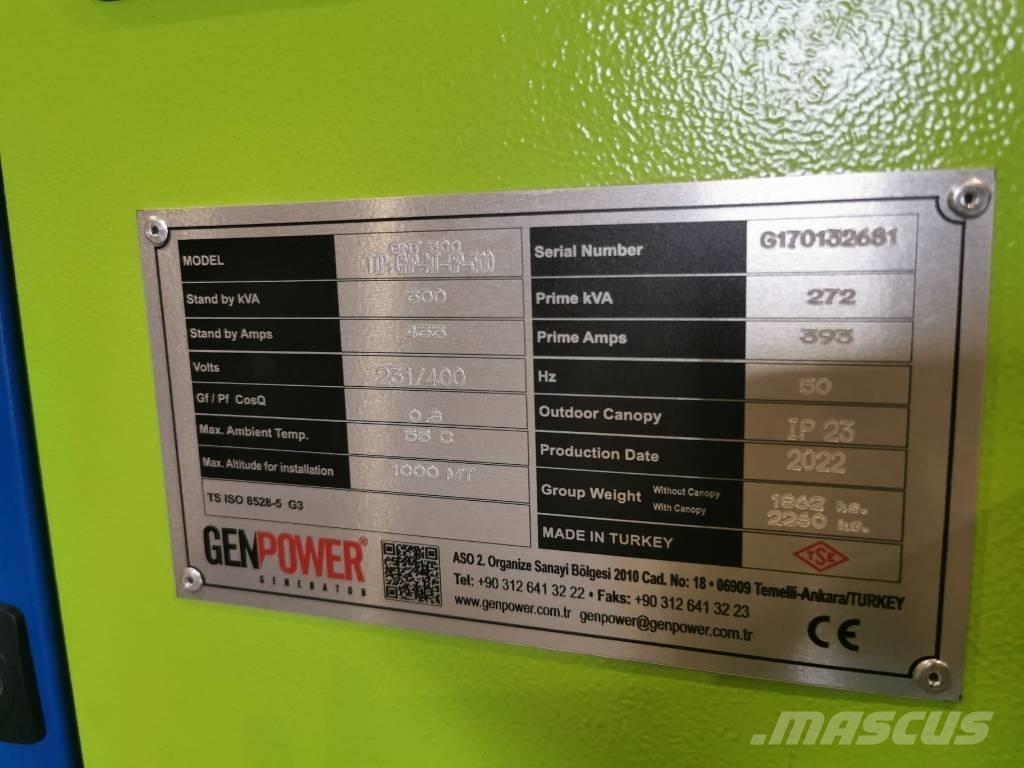 Genpower GNT 300 ディーゼル発電機