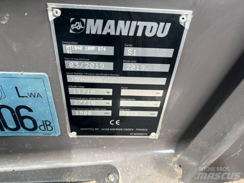 Manitou MT 1840 テレスコーピックハンドラー