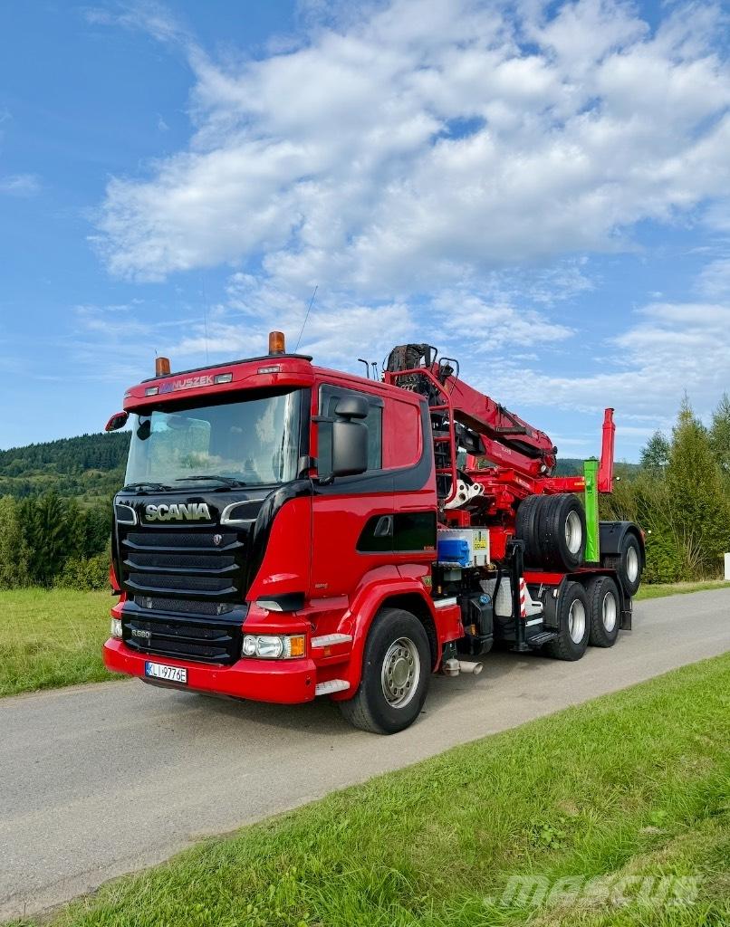 Scania R580 V8 6x4 ボックスボディー、ウイング、箱車