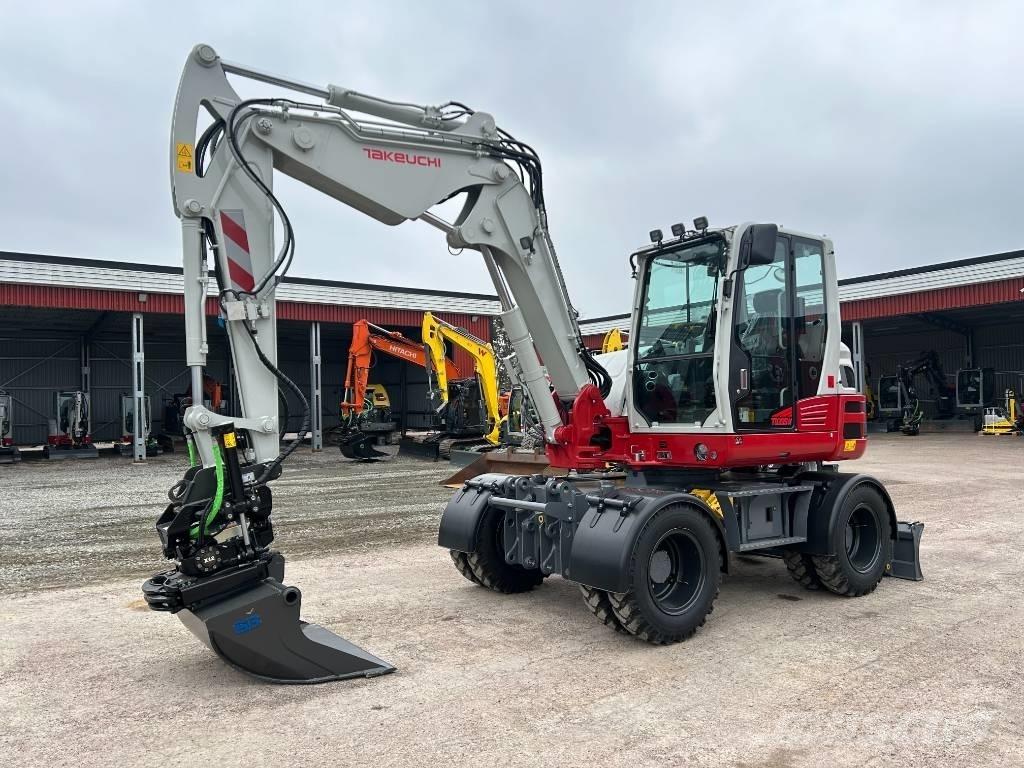 Takeuchi TB395W ホイール式油圧ショベル（パワーショベル・ユンボ・バックホー）