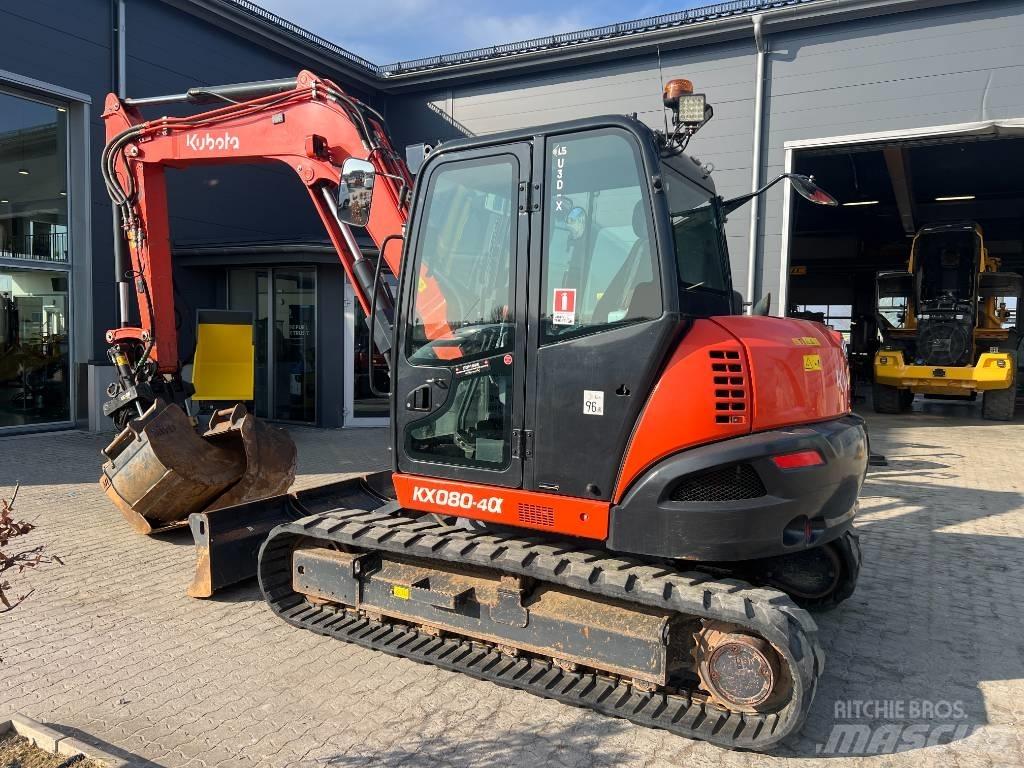 Kubota KX 080-4 中型油圧ショベル 7ｔ-12ｔ（ユンボ・パワーショベル・バックホー）