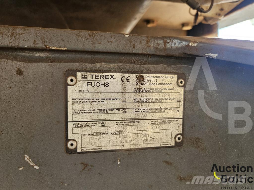 Fuchs MHL 350 ホイール式油圧ショベル（パワーショベル・ユンボ・バックホー）