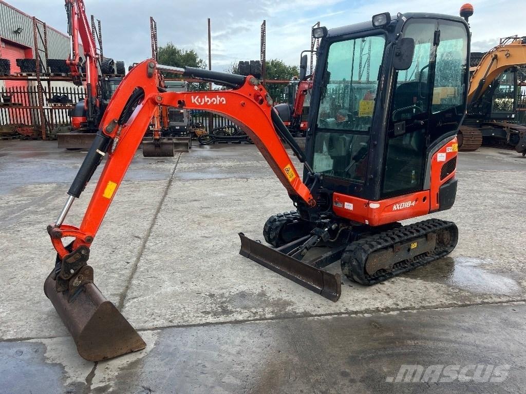 Kubota KX 018-4 ミニ油圧ショベル 7t以下（ミニユンボ・ミニディガー）