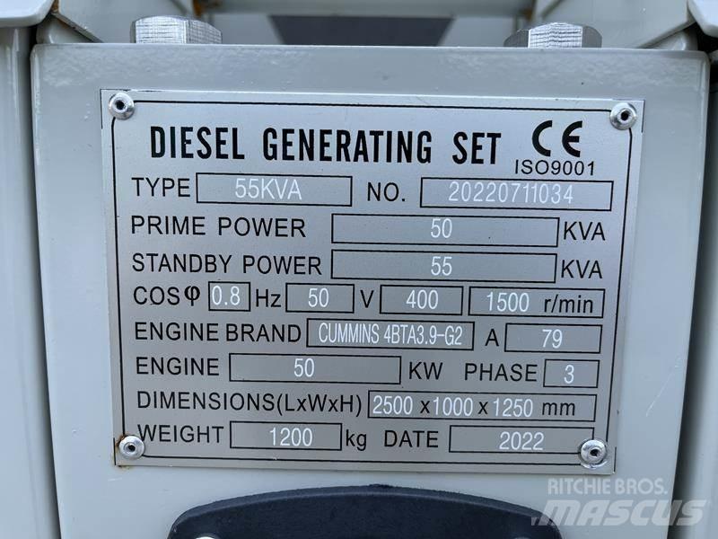Cummins 55 kVA ディーゼル発電機