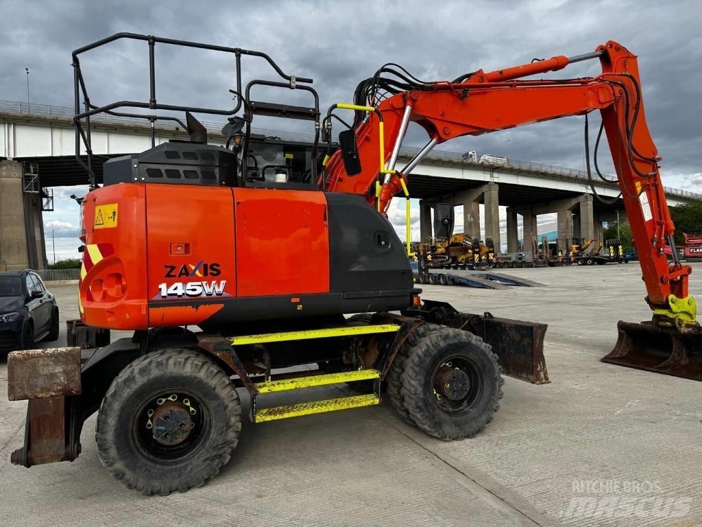 Hitachi ZX 145 W-6 ホイール式油圧ショベル（パワーショベル・ユンボ・バックホー）