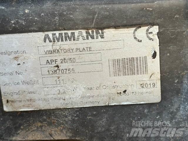 Ammann APF 20/50 プレートコンパクター