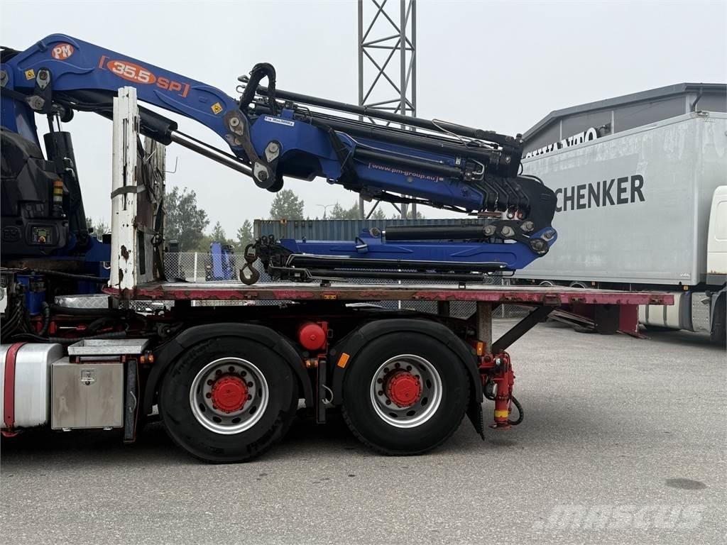 DAF XF105.510 6X4 クレーントラック、ユニック車