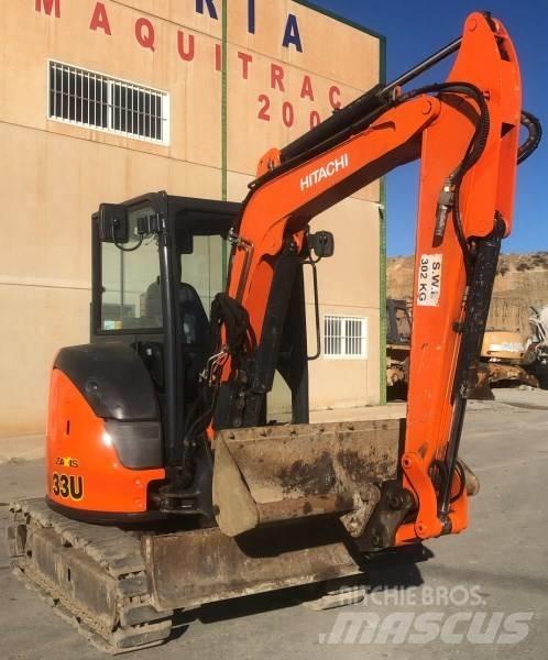 Hitachi ZX 33 U-5 A ミニ油圧ショベル 7t以下（ミニユンボ・ミニディガー）
