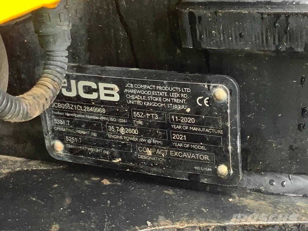 JCB 55 Z-1 ミニ油圧ショベル 7t以下（ミニユンボ・ミニディガー）