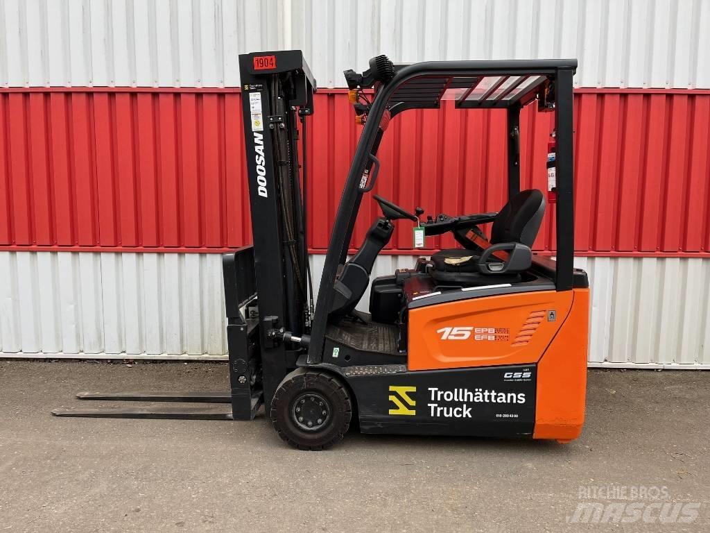 Doosan B 15 T-7 バッテリーフォークリフト