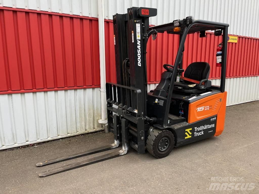 Doosan B 15 T-7 バッテリーフォークリフト