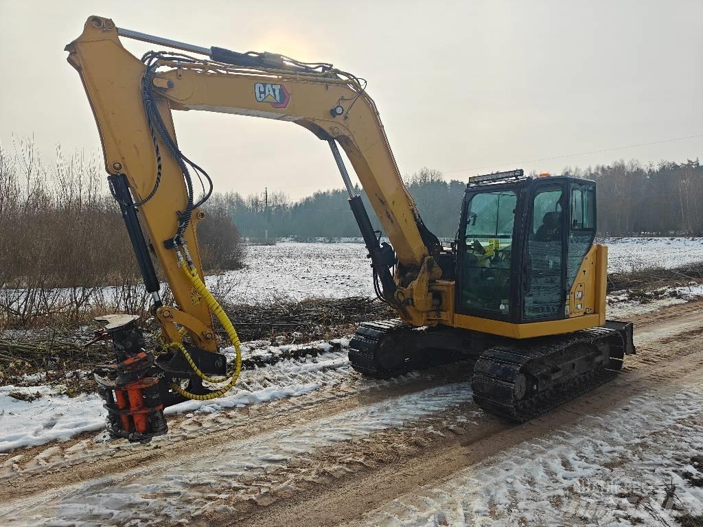 CAT 308  CR 中型油圧ショベル 7ｔ-12ｔ（ユンボ・パワーショベル・バックホー）