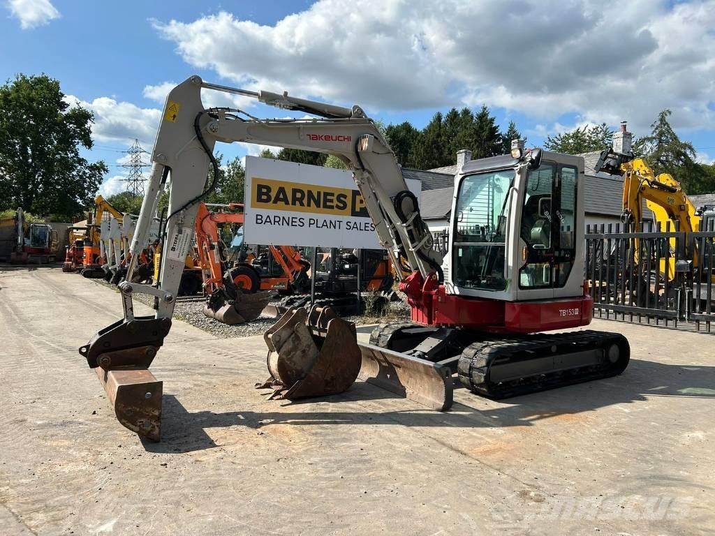 Takeuchi TB 153 FR 中型油圧ショベル 7ｔ-12ｔ（ユンボ・パワーショベル・バックホー）