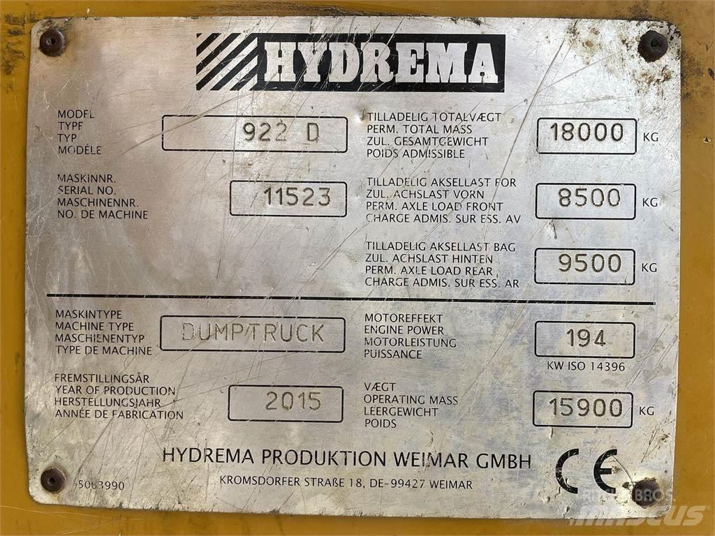 Hydrema 922D サイト　ダンプ