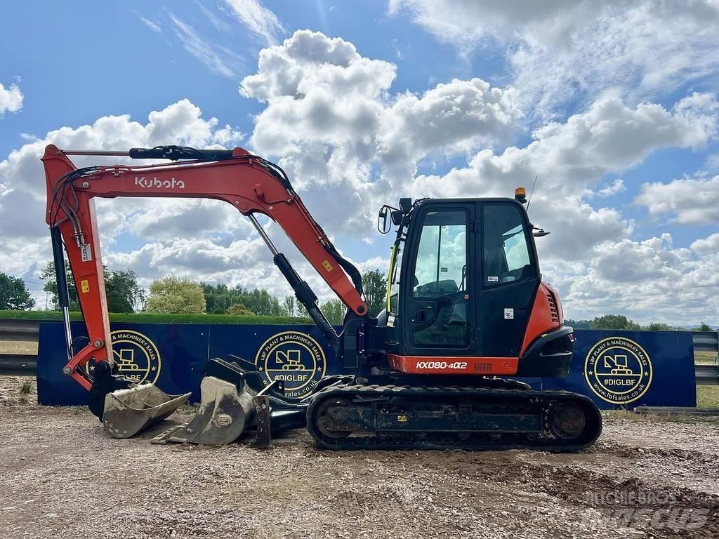 Kubota KX080-4 特殊油圧ショベル