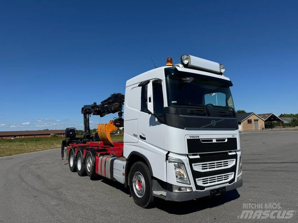 Volvo FH 500 クレーントラック、ユニック車