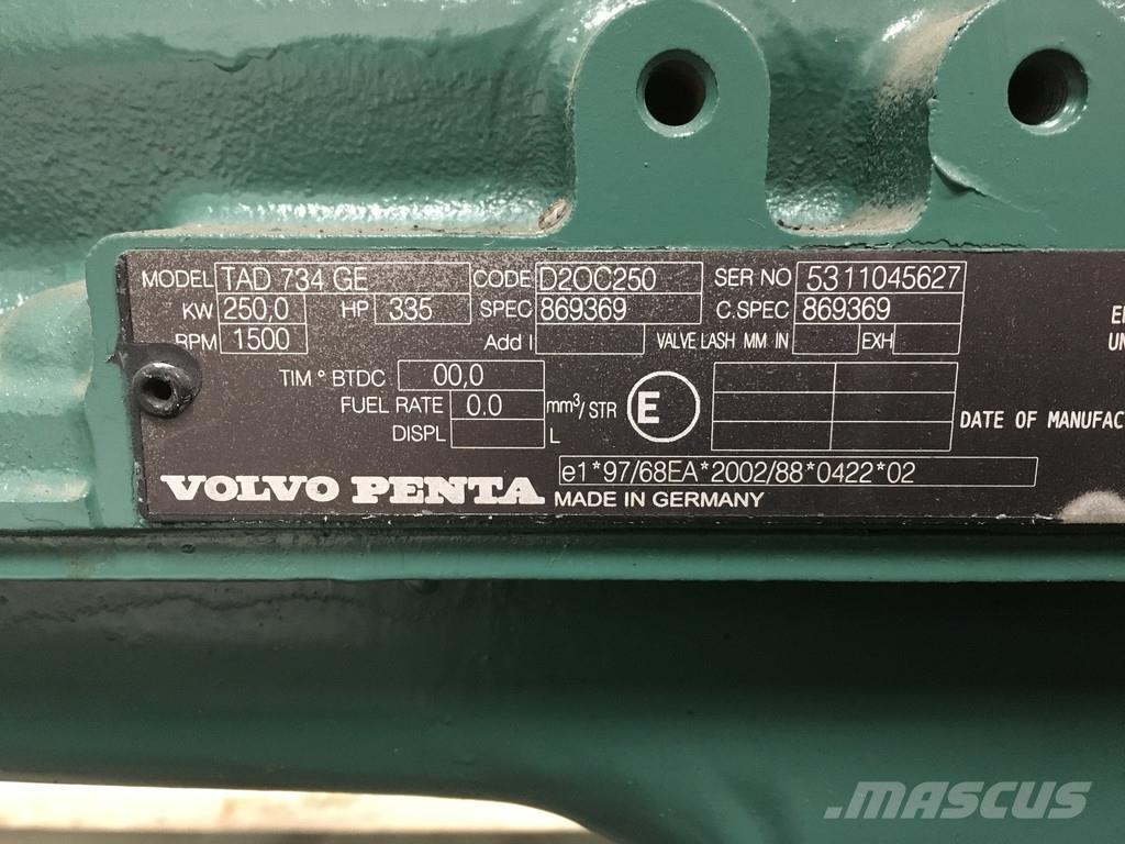 Volvo TAD734GE NEW エンジン