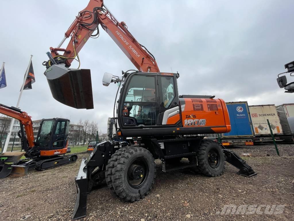 Hitachi ZX180W-7 ホイール式油圧ショベル（パワーショベル・ユンボ・バックホー）