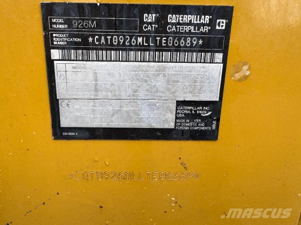 CAT 926 M ホイールローダー・タイヤショベル