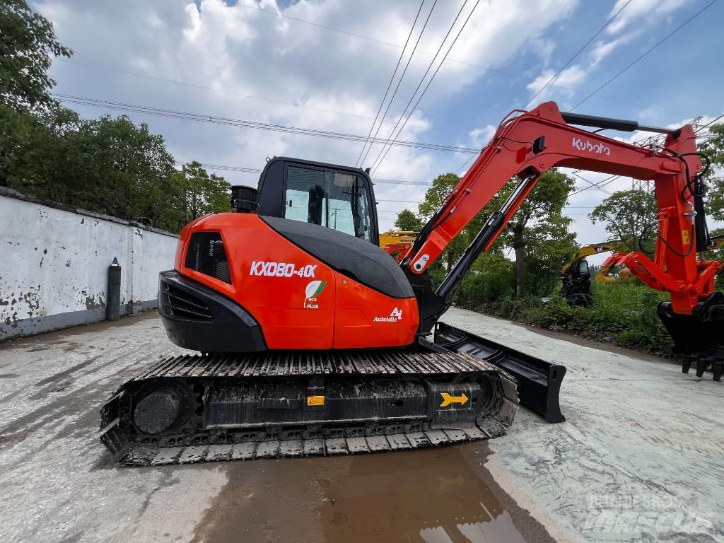 Kubota KX 080-4 中型油圧ショベル 7ｔ-12ｔ（ユンボ・パワーショベル・バックホー）