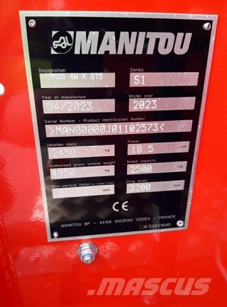 Manitou TMM25 4W トラック積載用フォークリフト
