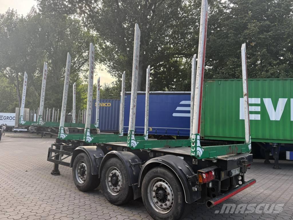 BEFA Sattel Anhänger 木材トレーラー