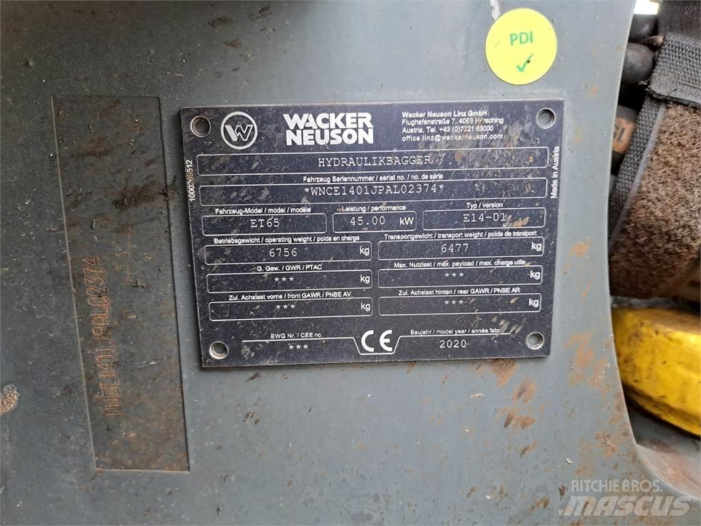 Wacker Neuson ET65 大型油圧ショベル12t以上（パワーショベル・ユンボ）