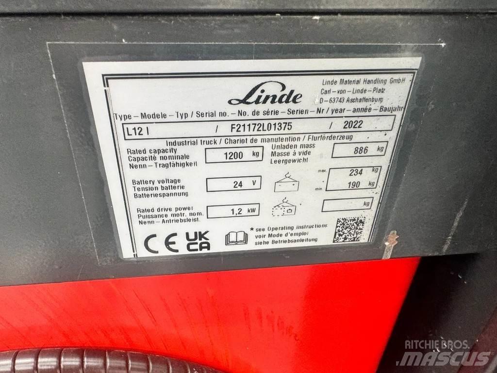 Linde L 12 l ウォーキンフォークリフト