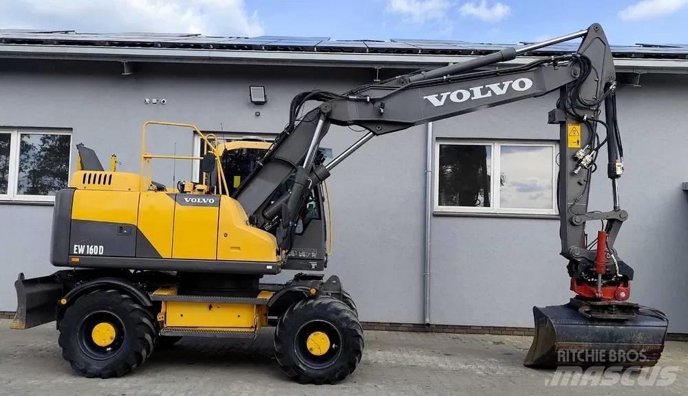 Volvo EW 160 D ホイール式油圧ショベル（パワーショベル・ユンボ・バックホー）