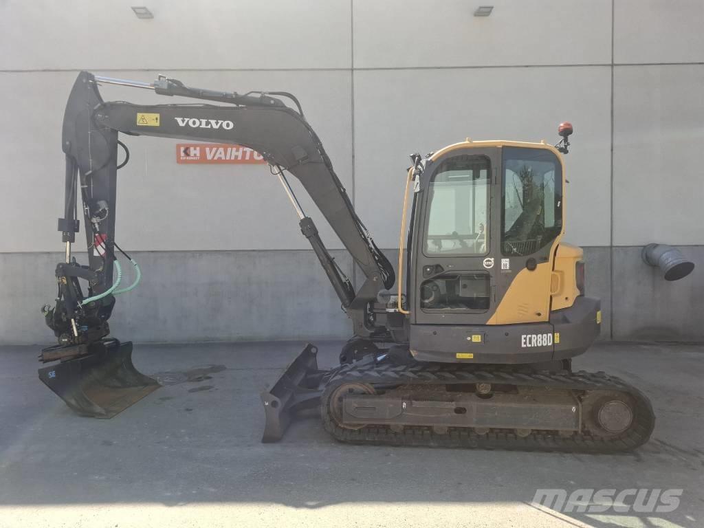 Volvo ECR 88 D 中型油圧ショベル 7ｔ-12ｔ（ユンボ・パワーショベル・バックホー）