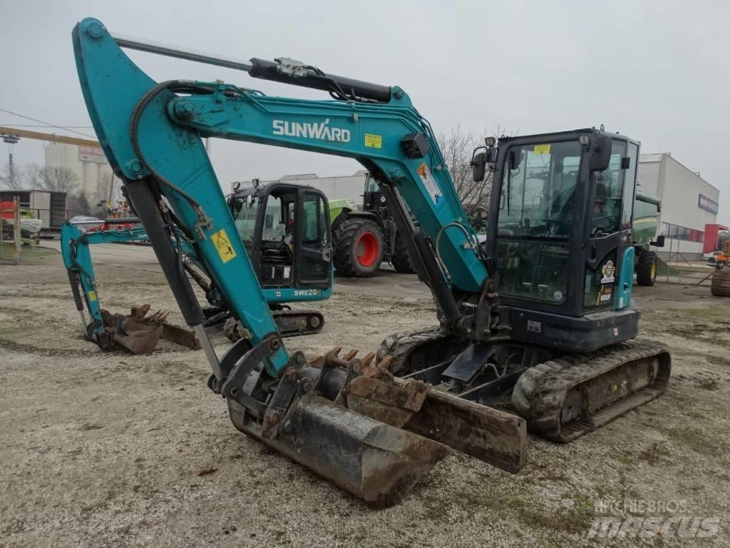 Sunward SWE 60 UF 中型油圧ショベル 7ｔ-12ｔ（ユンボ・パワーショベル・バックホー）