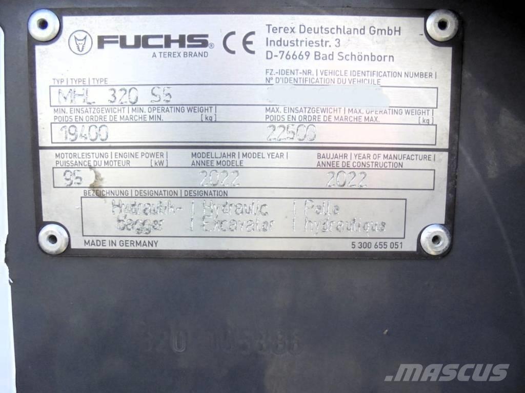 Fuchs MHL 320 廃棄物／工業産廃処理機
